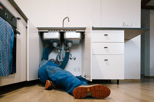 Professional Drain Cleaning technician working in Fredericksburg, VA